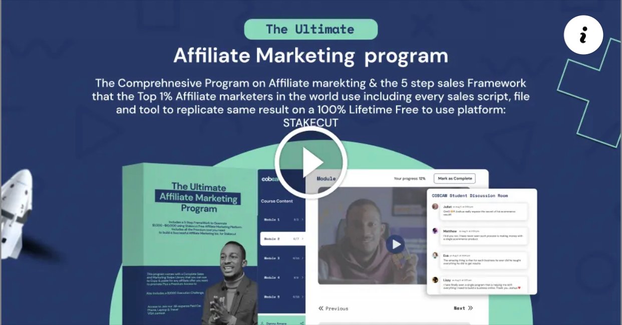 Ultimate Affiliate Marketing Program + DFY Sales System (UAMP)